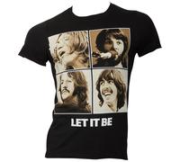 The Beatles - T-Shirt Let It Be - schwarz M