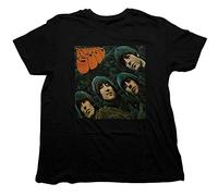 The Beatles T Shirt Rubber Soul Album Cover Nue offiziell Unisex Schwarz XXL