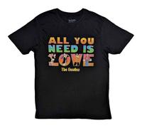 The Beatles T Shirt Yellow Submarine All You Need is Love Stacked offiziell XL