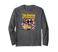 The Beatles - Yellow Submarine Adventure Langarmshirt, Unisex für Erwachsene, Anthrazit Meliert, M