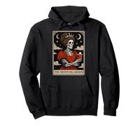 The Beerpong Queen Beer Pong Trinkspiel Tarotkarte Hexe Pullover Hoodie