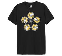 The Big Bang Theory Rock Paper Scissors Lizard Spock T-Shirt schwarz in XL