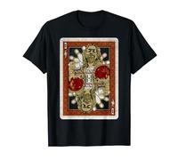 The Big Lebowski The Dude Abides Vintage Playing Card T-Shirt