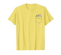 The Big Lebowski The Dude Walter and Donny Pocket Hit T-Shirt, Herren, Gelb, L