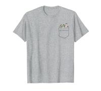 The Big Lebowski The Dude Walter and Donny Pocket Hit T-Shirt, Herren, Grau Meliert, S