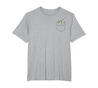 The Big Lebowski The Dude Walter and Donny Pocket Hit T-Shirt, Herren Große Größen, Grau Meliert, 4X Tall