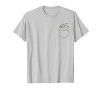 The Big Lebowski The Dude Walter and Donny Pocket Hit T-Shirt, Herren, Silber, XXL