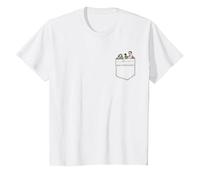 The Big Lebowski The Dude Walter and Donny Pocket Hit T-Shirt, Kinder, Weiß, 152
