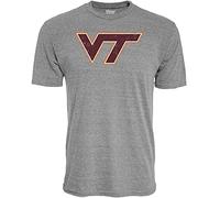 The Blue Brand Herren Tri-Blend T-Shirt Vintage Icon Heather Grey, Herren, T-Shirt, Tri-Blend T-Shirt Vintage Icon Heather Grey, Virginia Tech Hokies Heather Grey, Large