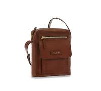 The Bridge Alberto Leder-Schultertasche Braun /Gold