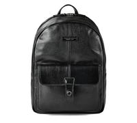 The Bridge Biagio Business-Rucksack Leder 41 cm Laptopfach schwarz
