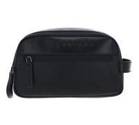 The Bridge Damiano Kulturbeutel schwarz, Leder, 25 x 15 x 12cm