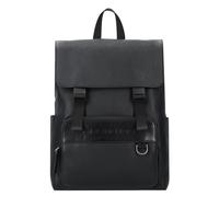 The Bridge Damiano Business-Rucksack Leder 38 cm Laptopfach schwarz