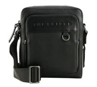 THE BRIDGE Damiano Crossbody Bag M Nero Rutenio Scuro