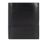 The Bridge Herrengeldbörse Damiano Leder 8,5 cm vertikal mit Münzfach Schwarz