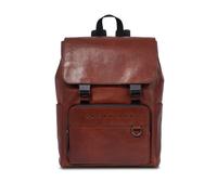 The Bridge Damiano Rucksack Leder 38 cm Laptopfach marrone