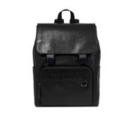 The Bridge Damiano Leder-Rucksack mit Klappe 063423EX Schwarz/Ruthenium