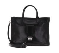 THE BRIDGE Dante 2 Handle Briefcase Nero / Palladio o Nickel