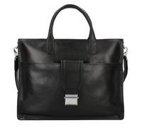 The Bridge Dante Aktentasche Leder 40 cm Laptopfach nero