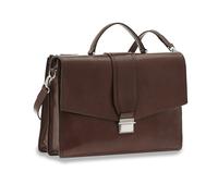 The Bridge Dante Leder-Aktenstasche 40cm Castagna/Nickel