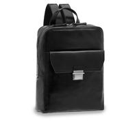 The Bridge Dante Leder-Rucksack 42cm Schwarz/Palladium/Ruthenium
