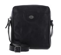 THE BRIDGE Fabio Shoulder Bag Nero Rutenio Scuro