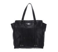 THE BRIDGE Fabio Tote Bag Nero Rutenio Scuro