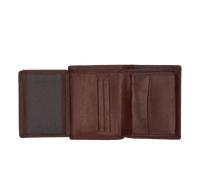 The Bridge Faltbare Herrengeldbörse mit Münzfach braun - Farb-Varianten: Braun