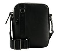 THE BRIDGE Giacomo Crossbody Bag S Nero Rutenio Scuro