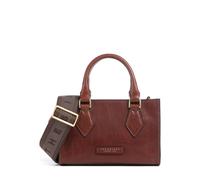 The Bridge Ida Handtasche braun, fein genarbtes Rindsleder, Damen