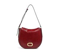 The Bridge Ilaria Schultertasche dunkelrot, fein genarbtes Rindsleder, Damen