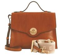 THE BRIDGE Irene Top Handle Bag Cognac / Oro