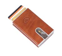 The Bridge Story Compact Wallet für Scheine mit Münz-Fach, braun - Farb-Varianten: Braun