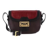 THE BRIDGE Lavina Crossbody Bag Chianti / Nero / Melanzana / Oro