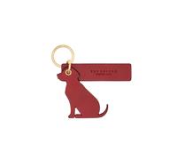 The Bridge Leder-Schlüsselanhänger in Hundeform rot - Farb-Varianten: Rot