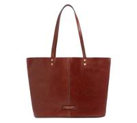The Bridge Shopper Lisa – fein genarbtes Leder – 33 cm – Braun – Damen