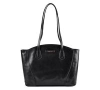 The Bridge Magda Schultertasche Leder 42 cm schwarz