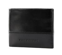 The Bridge Damiano Herrengeldbörse mit Münzfach mit Reißverschluss, schwarz - Farb-Varianten: Schwarz