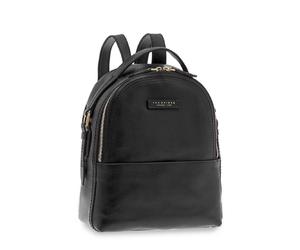 The Bridge Pearldistrict Leder-Rucksack 26 cm Schwarz/Gold
