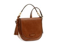 THE BRIDGE - PEARLDISTRICT Üb-Handtasche Ladies Flapbag M Brown Gold Rot