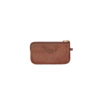 THE BRIDGE - Schlüsseletui Key Case Zip Marrone Cognac