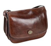 The Bridge Story Donna Marrone Überschlagtasche Cognac