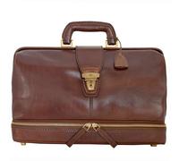 The Bridge Story Uomo Arztkoffer Bügeltasche Leder 36 cm braun