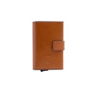 The Bridge Story Uomo RFID Leder Snap Kartenhalter Universal Cognac/Ruthenium/Palladium