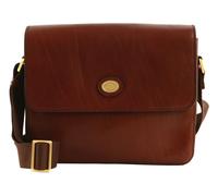 THE BRIDGE Stouo Messenger Bag Marrone 14 / Oro