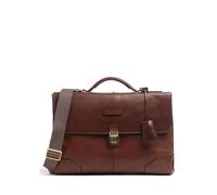 THE BRIDGE Vespucci Briefcase Marrone