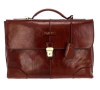 THE BRIDGE Vespucci Briefcase Marrone