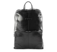 The Bridge Vespucci Business-Rucksack Leder 43 cm Laptopfach schwarz
