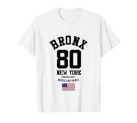 The Bronx Tee Shirts, I Love Bronx, The Bronx New York City Preisgünstiges Grafik-T-Shirt, Herren, Weiß, XL