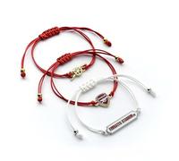 The Carat Shop Arsenal Football Club Freundschaftsarmband 3er Set, Einheitsgröße, Zinklegierung - 93% Zink + 3% Kupfer + 4% Aluminium, Kein Edelstein